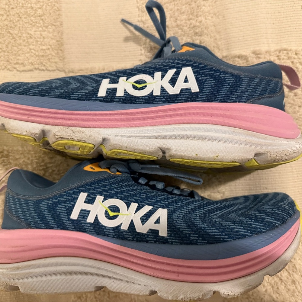 HOKA Dynamic Blue and Pink Sneakers Gaviota 5